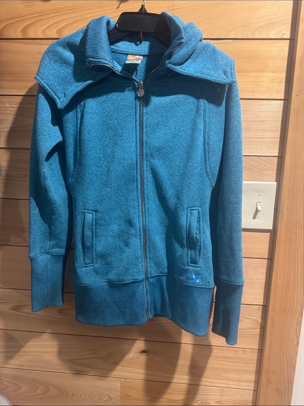 Burton Minx Dryride Fleece Hoodie Jacket Teal